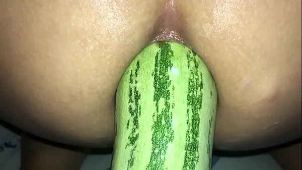 Hot extreme anal dilation - zucchini best Videos
