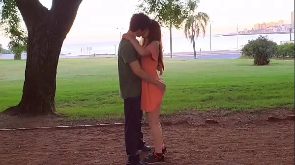 Hot It's my birthday and my boyfriend takes me out for a walk in the park that ends up being like our honeymoon best Videos