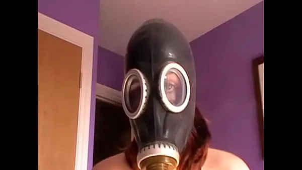 My kinky escort in her gasmask