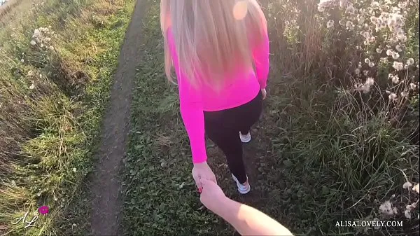 Hot Public Outdoor Fuck Babe with Sexy Butt - Young Amateur Couple POV best Videos