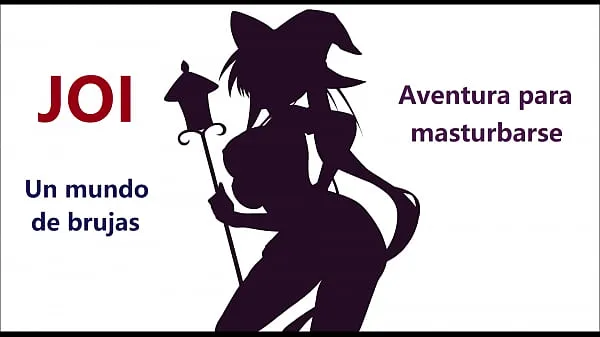 Hot JOI - Role Playing. With a Spanish voice! A sexy little witch wants your cum best Videos