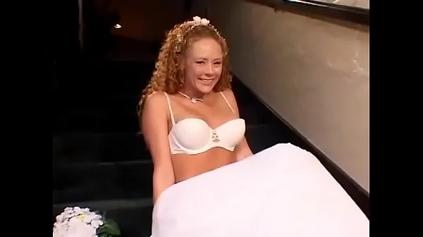 Salacious redhaired bride Audrey Hollander told her new wed that her devout wish was to get kicked with the left foot