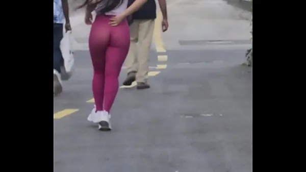 Hot Married almost naked on the street in transparent leggings Luana Kazaki best Videos