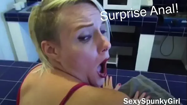 Hot Anal Surprise While She Cleans The Kitchen: I Fuck Her Ass With No Warning best Videos