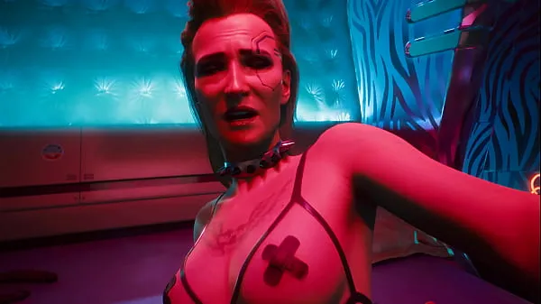 Hot Cyberpunk 2077 Meredith Stout Romance Scene Uncensored best Videos