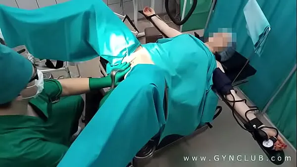 Hot Gynecologist having fun with the patient best Videos