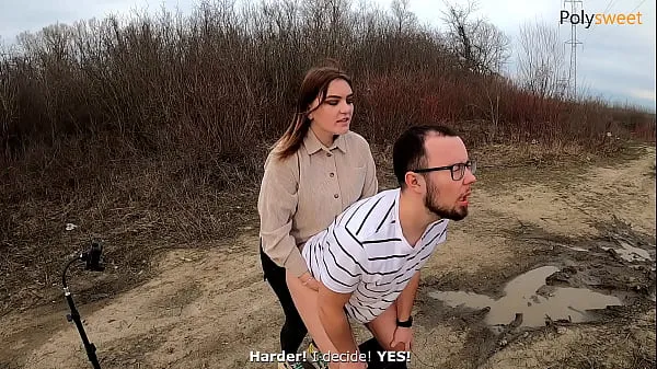 गर्म My bitch screamed loudly so she ate her cum) (pegging, femdom सबसे अच्छा वीडियो