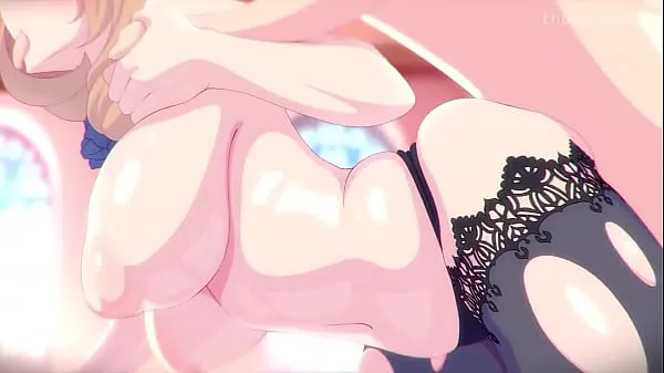 Hentai Genshin Impact Teen baise une milf avec d'énormes seins
