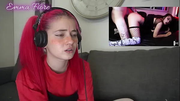 Hot Petite teen reacting to Amateur Porn - Emma Fiore best Videos