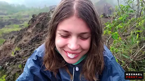 Hot The Riskiest Public Blowjob In The World On Top Of An Active Bali Volcano - POV best Videos