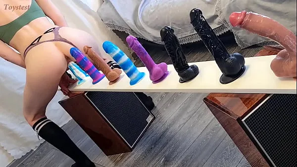 Hot Choosing the Best of the Best! Doing a New Challenge Different Dildos Test (with Bright Orgasm at the end Of course best Videos