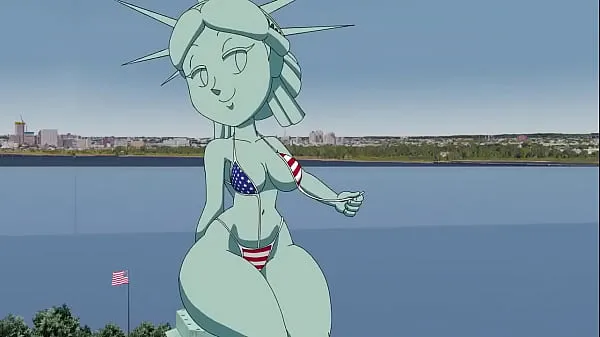 Статуя Свободы — Тансау (Порно Анимация, 18