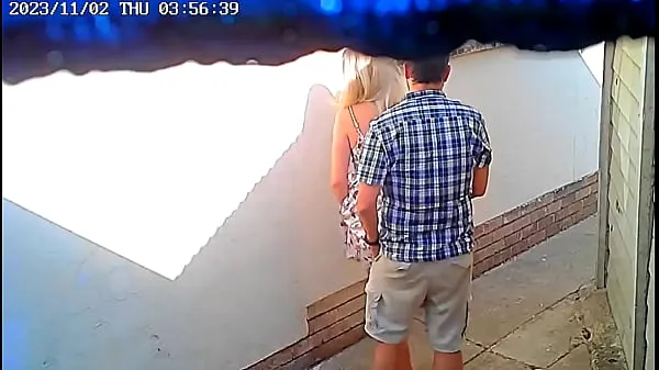 حار Daring couple caught fucking in public on cctv camera أفضل مقاطع الفيديو